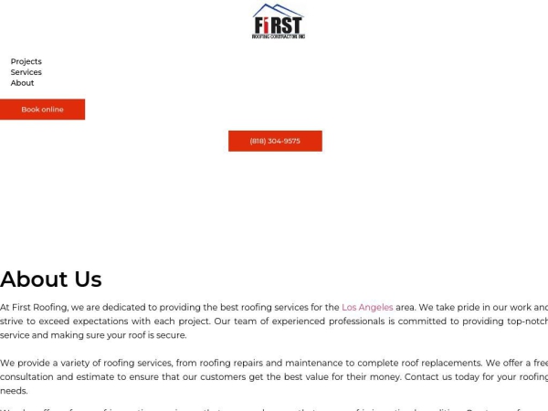 firstroofingcontractor.com