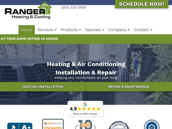 rangerheating.com